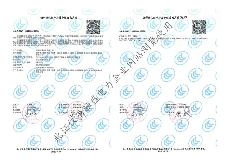 自我聲明 M D m axST1600A