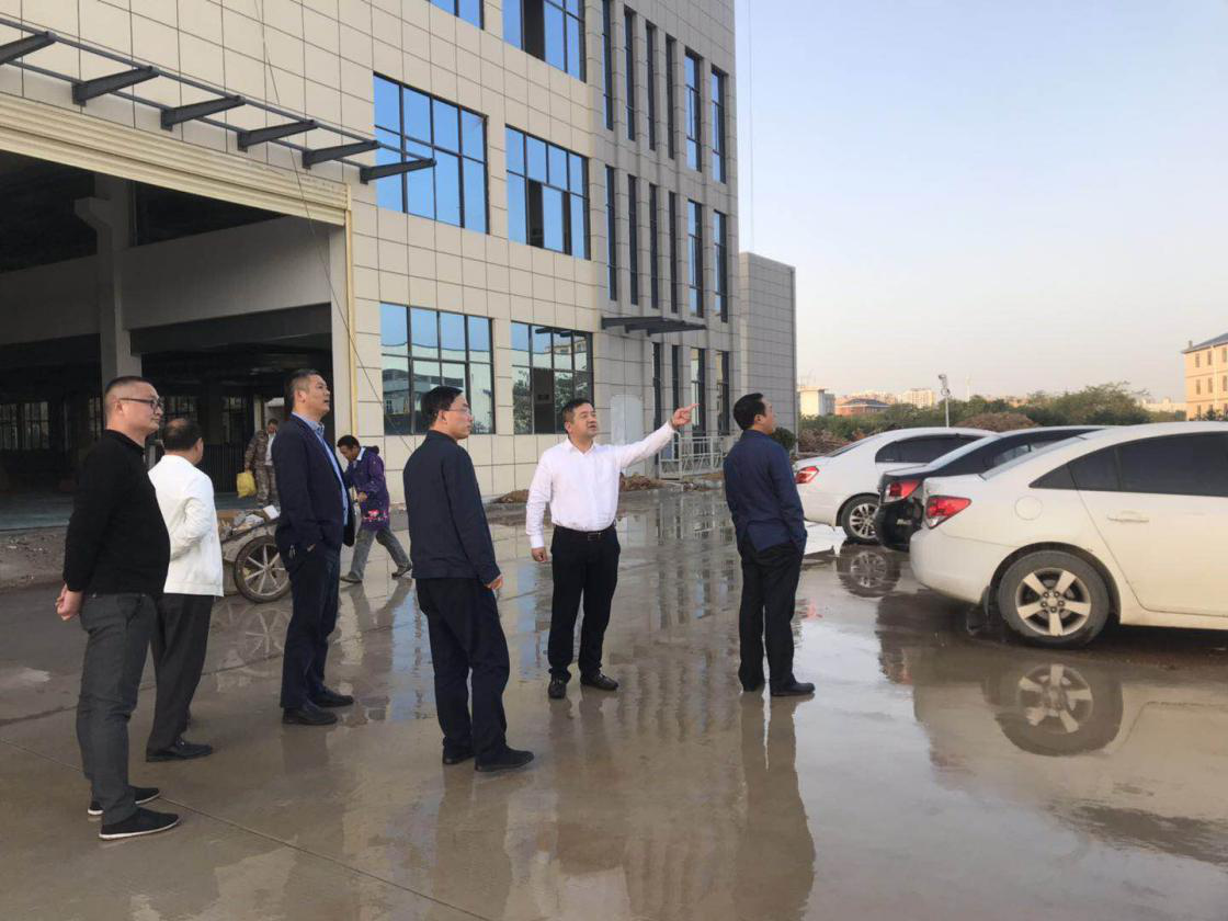 岳陽市城陵磯新港區(qū)主要領(lǐng)導(dǎo)蒞臨我公司指導(dǎo)工作